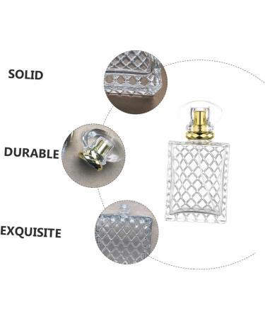 FRCOLOR Perfume Bottle Empty Perfume Mini Spray Bottle Perfume Container Empty Scent Bottle Perfume Dispenser Mini Perfume Liquid Bottle Pump Casing Glass Bottle Square Travel - Buy Online on GoSupps.com
