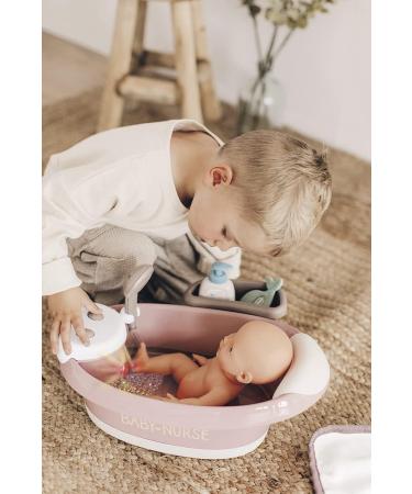 Smoby - Baby Nurse - Balneotherapy Bathtub - for Babies and Dolls - Water Jets and Bubbles - LED Lights - 220368 - Pink - Buy Online on GoSupps.com