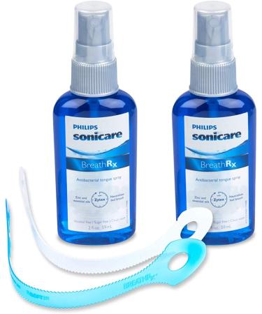 BreathRx Daily Tongue Care Kit. America's #1 Dentist Dispensed Breath Care System (Pack of 2)