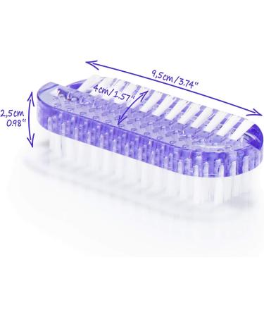 Buy com-four 8X Hand Washing Brush Set - Colorful Nail Brushes for Hand & Nail Cleaning (8 Pieces) - International Shipping Available - Buy Online on GoSupps.com