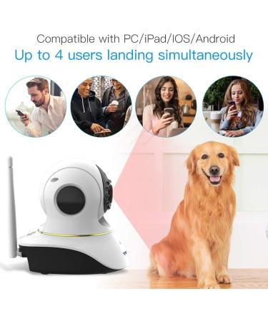 VStarcam Pet Camera with Laser 1080P Night Vision, Motion Alerts, APP Remote Control - Home Security Camera for Pets & Baby - Buy Online on GoSupps.com