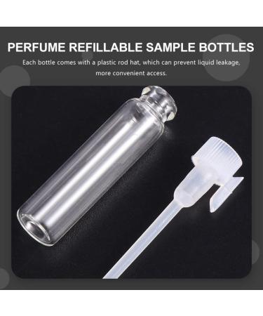 100pcs Empty Test Tube Bottles - Refillable Perfume & Multipurpose Mini Vials for Cosmetics - Buy Online on GoSupps.com