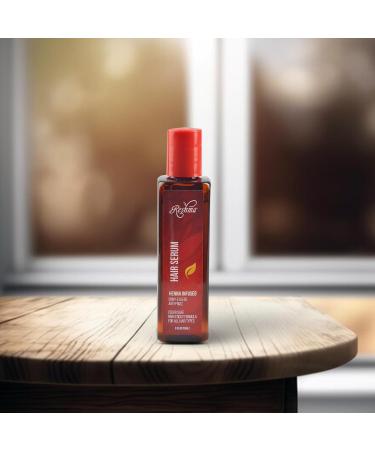 Reshma Beauty Henna Infused Hair Serum - Anti-Frizz & Heat Protectant for All Hair Types | Conditioning & Repairing Leave-In Serum (3 fl. oz - Pack of 1 & 0.5 fl. oz - Pack of 6 - Buy Online on GoSupps.com