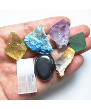 Rough Crystal Stone Natural Mixture Raw Quartz Gemstone Specimen Irregular Crystals Natural Luster - Buy Online on GoSupps.com