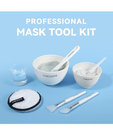 8-in-1 Face Mask Mixing Bowl Set with Silicone Brush - Spa Quality DIY Mask Tool Kit - Buy Online on GoSupps.com