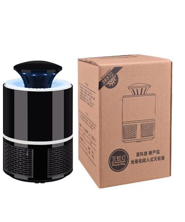 CMrtew Useful Electric Fly Bug Zapper Mosquito Insect Killer LED Light Trap Lamp Pest Control (black 19 x 13 x 13cm.)