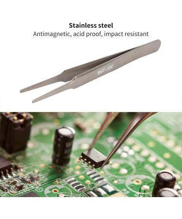 ANKROYU Craft Tweezers Stainless Steel Pointy Tweezers Splinter Tweezers High Hardness Impact Resistant Craft Tweezers for Accuracy Work - Buy Online on GoSupps.com