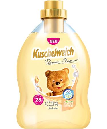 Cuddly soft fabric softener Premium glamor with almond oil fabric softener with a special cuddly soft fragrance fabric softener 750 ml premium fabric softener glamor