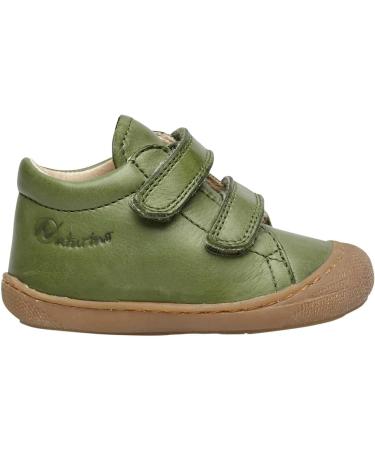Naturino Cocoon VL Leather First-Steps Shoes - 4.5 UK - Verde Scuro - Buy Online on GoSupps.com
