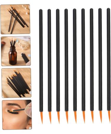 VINTORKY 100pcs Disposable Eyeliner Brush Eyeshadow Makeup Tools Lip Black Artificial Fiber - Buy Online on GoSupps.com