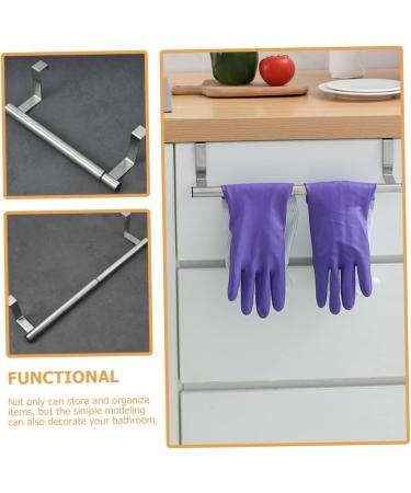 ABOOFAN Telescopic Towel Rack Clothes Hanger Hangers Metal Towel Bar Cabinet Door Towel Rack Steel Shelf - Buy Online on GoSupps.com