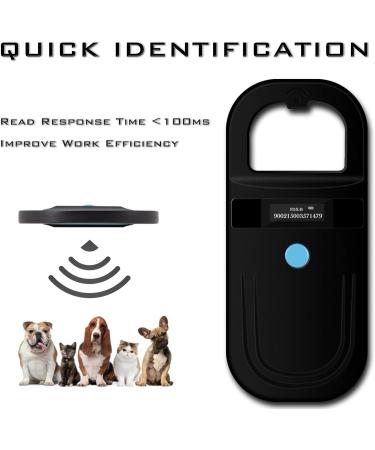 Smoostart Pet Microchip Scanner | ISO11784/FDX-B Reader for Dogs & Cats | Save 128 Data - Smoo01 Black - Buy Online on GoSupps.com