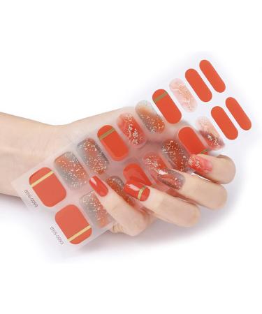 Premium Nail Stickers for Semi-Hardened Gel Nails - 20 Moded Design Gel Nail Polish Envelopes | Perfect for UV/LED Lamp Use - Buy Online on GoSupps.com