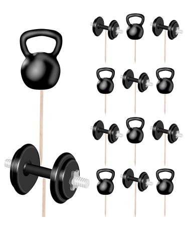 Gym Weights for Birthday Party Food Cupcake Decorations (14 Pack) - Buy Online on GoSupps.com