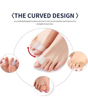 OBBOCK Bunion Corrector & Toe Separator for Women - Gel Toe Cushions - Prevent Rubbing & Relieve Pressure - Toe Protectors (4 Pack) - Buy Online on GoSupps.com