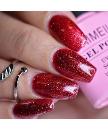 AIMEILI Christmas Glitter Gel Nail Polish Set Soak Off UV LED Gel Polish Sparkle Multicolour/Mix Colour/Combo Colour Of 6pcs X 10ml - Gift Kit 29 KIT6-29 1.67 ml (Pack of 6) - Buy Online on GoSupps.com