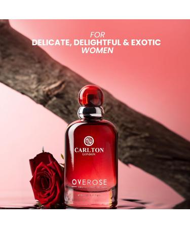 Ckerlton London Women OveRose Edp Liquid Perfume With Vanilla Rose And Sandalwood -100Ml | Enchanting Floral & Sweet Long Lasting Fragrance Scent - Buy Online on GoSupps.com