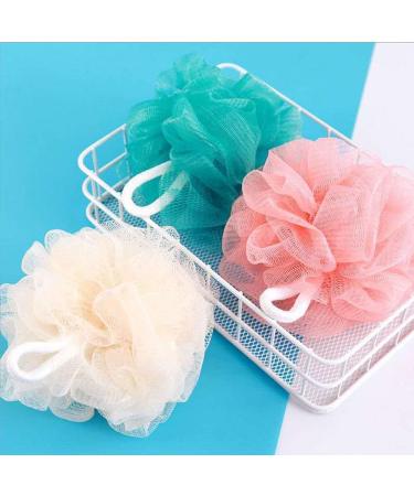 10 Pack Colorful Small Loofah Bath Sponges for Kids and Adults - Soft Exfoliating Shower Lufa Mesh Sponge - 10 Count - Buy Online on GoSupps.com
