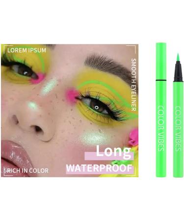 Makeup Eyeliner - Smudge Proof UV Fluorescent Liquid Eyeliner Long Lasting Quick Drying Cosmetics Women Makeup for Wedding Prom Valentines Day Fulenyi - Buy Online on GoSupps.com