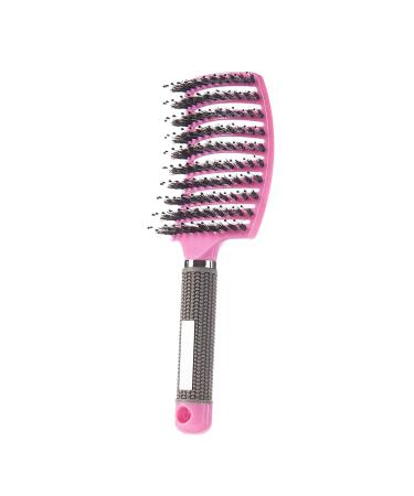 Hairstreaq Detangling Brush, Girls Hair Brush, Vented Detangling Brush, Fast Drying Styling Massage Hairbrush for Women, Girls (Pink)