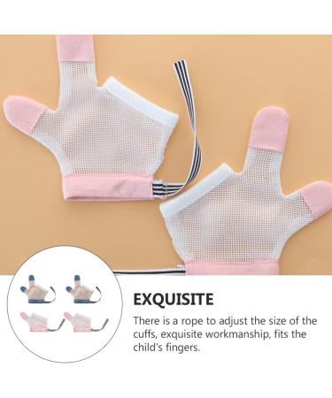 Milists Anti-Eating Gloves for Kids - 2 Pairs of Finger-Sucking Guards for Infants - Prevent Hand Sucking & Eating - Nylon Baby Safety Solution - Buy Online on GoSupps.com