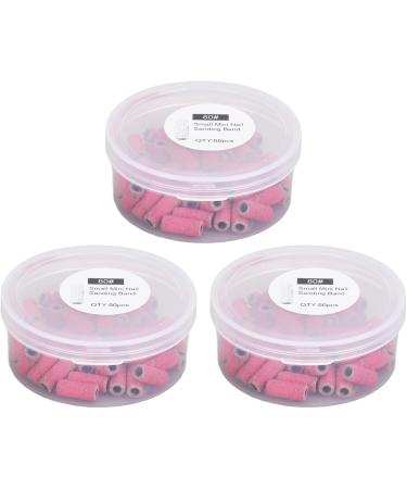 Nail Sanding Bands Multiple Sizes Smoothing Nail Art Sanding Bands Dead Skin Removal for Foot Care (Rose Red) - Buy Online on GoSupps.com