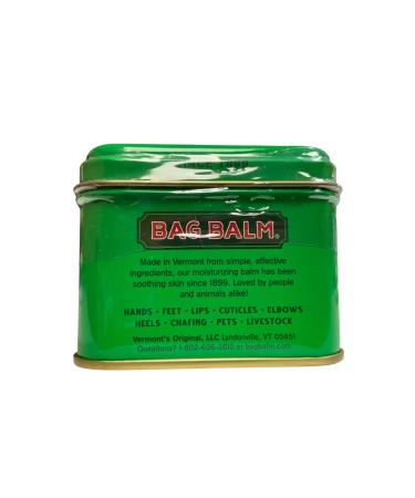 Bag Balm Vermont's Original Moisturizing for Dry Skin Chapped Lips Cracked Heels Dog Paw Pads + More. 118 ml (4 oz) Tin (2) - Buy Online on GoSupps.com