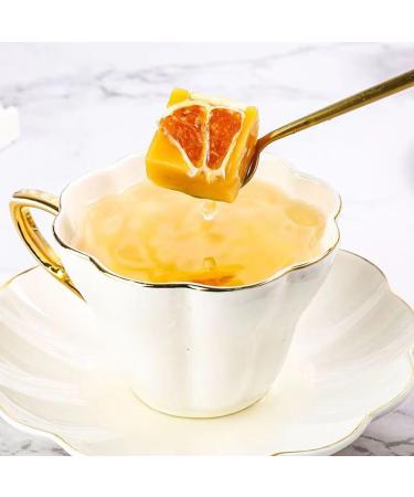 Rock Sugar Lemon Tea Lemon Honey Rock Candy 310g Yellow Lump Rock Sugar with Lemon Sugar Cubes Lemon Honey Candy Caffeine Free Individual Package - Buy Online on GoSupps.com