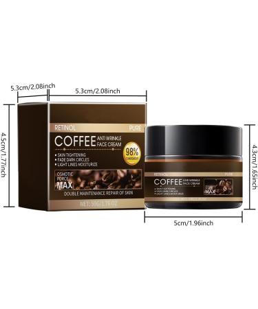 Caffeine & Retinol Eye Cream 50g Anti-Wrinkle Caffeine & Retinol Eye Cream For Bags & Under Eye Bags (2) - Buy Online on GoSupps.com