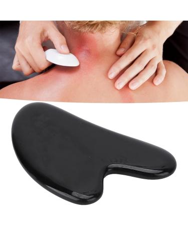 Gua Sha Tools Skin Lifting Guasha Tool Face Anti Aging Jade Stone for Neck Face Eyes Body(Black) - Buy Online on GoSupps.com