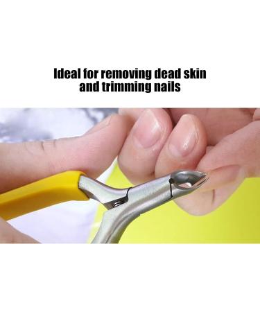 Professional Cuticle Cutter Non Slip Cuticle Nipper Stainless Steel Lightweight and Portable for Go Out for Travel for Pedicure Shop for Home - Buy Online on GoSupps.com