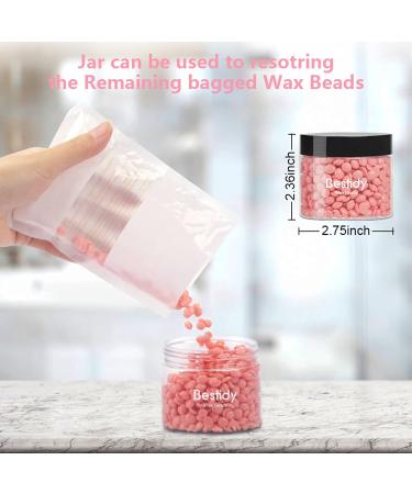 Bestidy Wax Bead for Hair Removal - 800g Jar | Gentle Waxing Bead for Face, Underarms, Legs, Back, and Chest - Buy Online on GoSupps.com