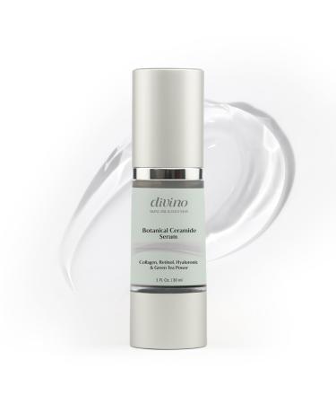 Revitalize Your Skin with Botanical Ceramide Serum - Collagen Retinol Hyaluronic & Green Tea Power. Revealing Radiant Strengthened Skin