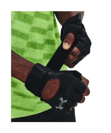 Under Armour Mens M's Weightlifting Gloves Half Finger M Schwarz