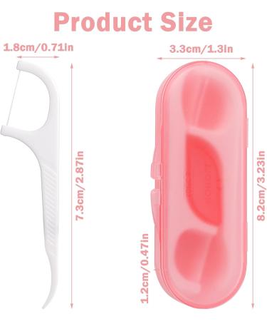 Portable Dental Floss Organizer - Wllhyf 4-Piece Travel Set with 40 Picks for Families & Men - Refillable Tooth Cleaning Solution - Buy Online on GoSupps.com