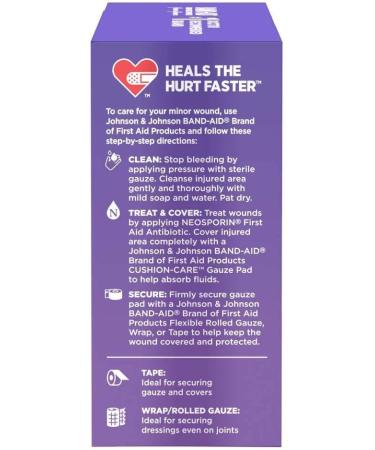 Band-Aid Medium Gauze Pads 3x3 Inches (Pack of 6 60 Count) | Perfect for Wound Care - Fast International Shipping - Buy Online on GoSupps.com
