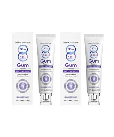 Gentle Care Toothpaste - Removes Stains/Tartar/Yellowing Freshens Breath Whitens Teeth for Daily Use(2PCS)