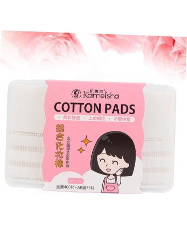 DOITOOL 2 1 Cotton Pads Face Wipes Makeup Removing Wipes Cleaning Tool Facial Puff Disposable Beauty Accessories Makeup Tool Makeup Cotton Wet Wipes Towel Skin Care White 5.8X5.3CM White - Buy Online on GoSupps.com