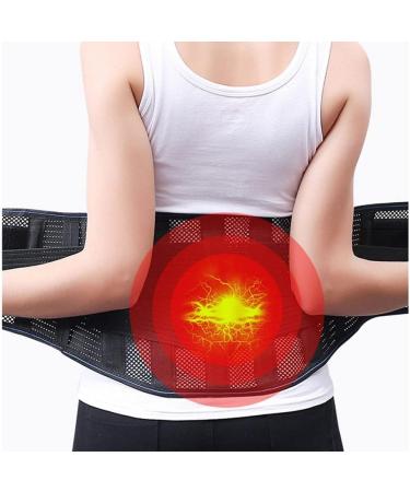 Bedaw lumbar support belts of self -warming lumbar belt for pain in the lower back arthritis muscle cramps for men and women with 3 removable lumbar pads XL