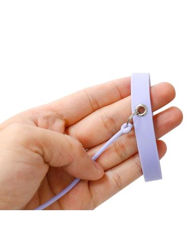 Magidal Eyelash Tweezers & Flexible Protective Bracelet - Essential Makeup Accessories for Eyelash Extensions | Violet Color - Buy Online on GoSupps.com