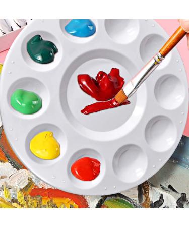 Hulameda 4ps Paint Tray Palettes - Plastic Paint Holder for Kids Painting Party - White - Buy Online on GoSupps.com