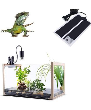 XIEHUZA Reptile Heating Mat 5W - Temperature Adjustable Waterproof Heat Pad for Under Tank Terrarium Heater - Ideal for Amphibians and Small Animals - 5.9 x 5.9 IN - Buy Online on GoSupps.com