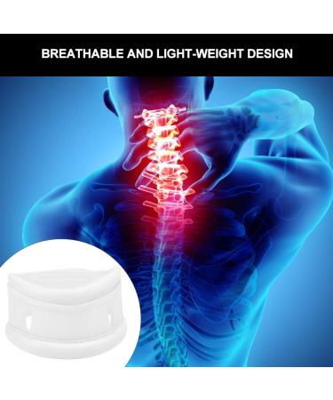Cervical Collar & Neck Traction - Adjustable Pain Relief Braces for Electro Stimulators & Support (M) | International Shipping Available - Buy Online on GoSupps.com