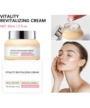  SONGVISON Vitality Revitalizing Cream moisturizing and priming cream softens wrinkles firms and hydrates the skin increases elasticity for face and body light formula 60 ml - Buy Online on GoSupps.com