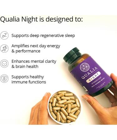 Qualia Mind & Qualia Night | Premium Nootropic Supplement for Mental Performance | Increase Focus | Deep Refreshing Sleep Support | (1 Week Supply) - Buy Online on GoSupps.com