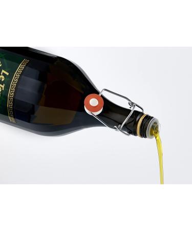Le Terre di Colombo 100% Italian Extra Virgin Olive Oil - 2L Ribbed Bottle with Mechanical Closure | Premium Quality for International Shipping - Buy Online on GoSupps.com