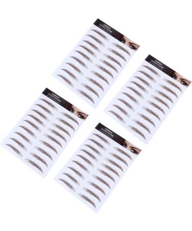 FRCOLOR 8 Pcs Eyebrow Stickers Waterproof Makeup False Eyebrows Sticker Eyebrow Stencils 6d Tool Transport - Buy Online on GoSupps.com