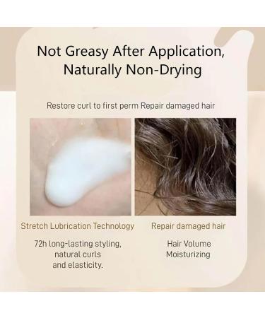 Yagerod Moisturizing Styling Cream for Curly Hair Styling Cream Curl Defining Cream Conditioner (280ml) - Long Lasting Volume and Moisture (2) - Buy Online on GoSupps.com