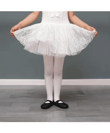 VICVIK Leather Ballet Shoes for Girls - Black, Full Sole Dance Shoes for Toddler/Kids - Buy Online on GoSupps.com