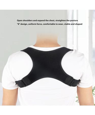 Adjustable Posture Corrector Breathable Back Brace with Shoulder Pads Improve Sitting Posture for Men and Women Collarbone Support - Buy Online on GoSupps.com